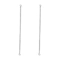 Chain for Hanging Plants,35 Inch Black Hanging Chain(Black, 35 Inch-2PCS)