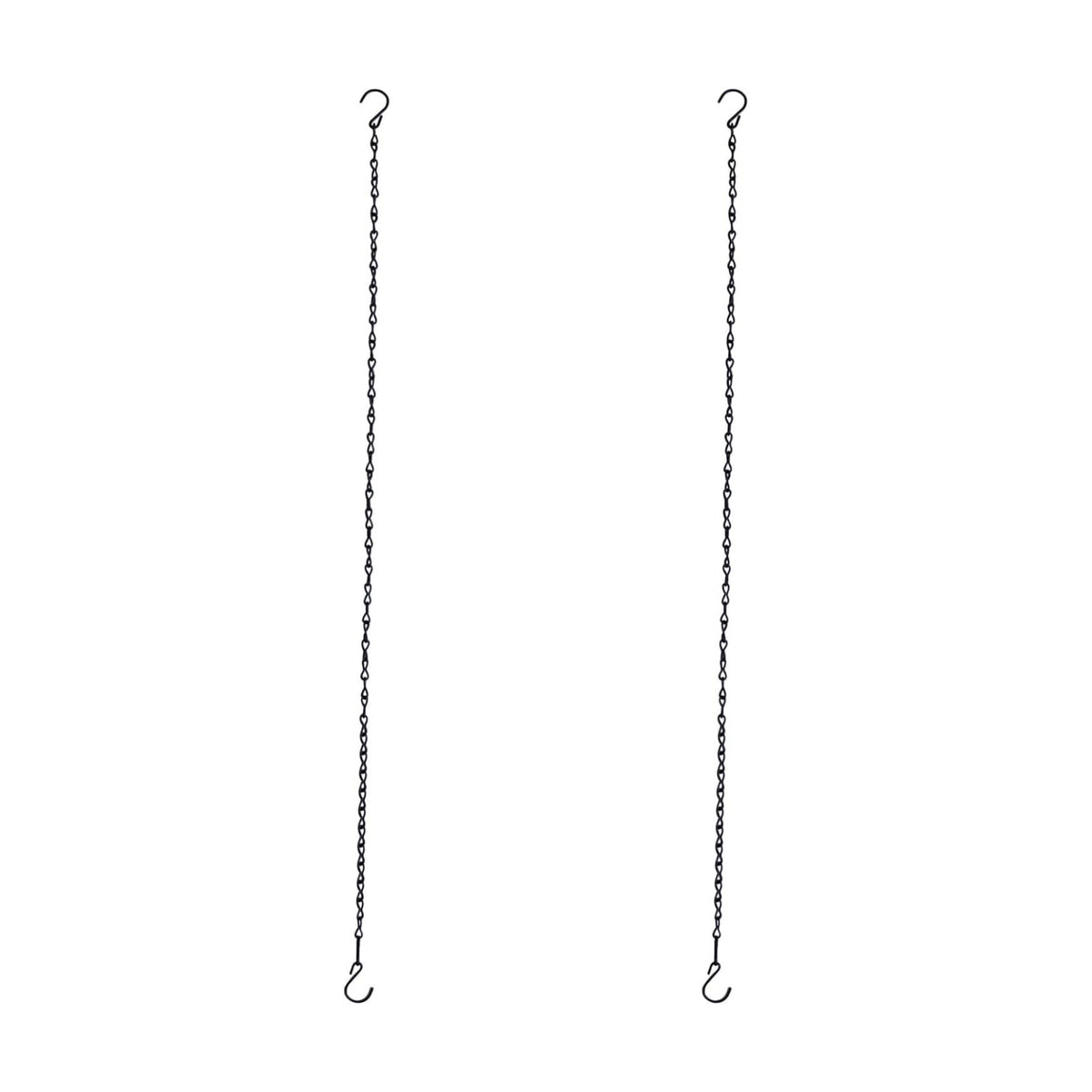 Chain for Hanging Plants,35 Inch Black Hanging Chain(Black, 35 Inch-2PCS)