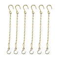 Chain for Hanging Plants,11 Inch Gold Hanging Chain(Gold, 11 Inch-6PCS)