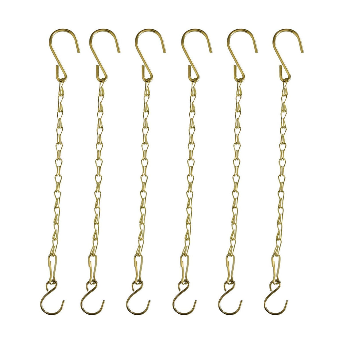 Chain for Hanging Plants,11 Inch Gold Hanging Chain(Gold, 11 Inch-6PCS)
