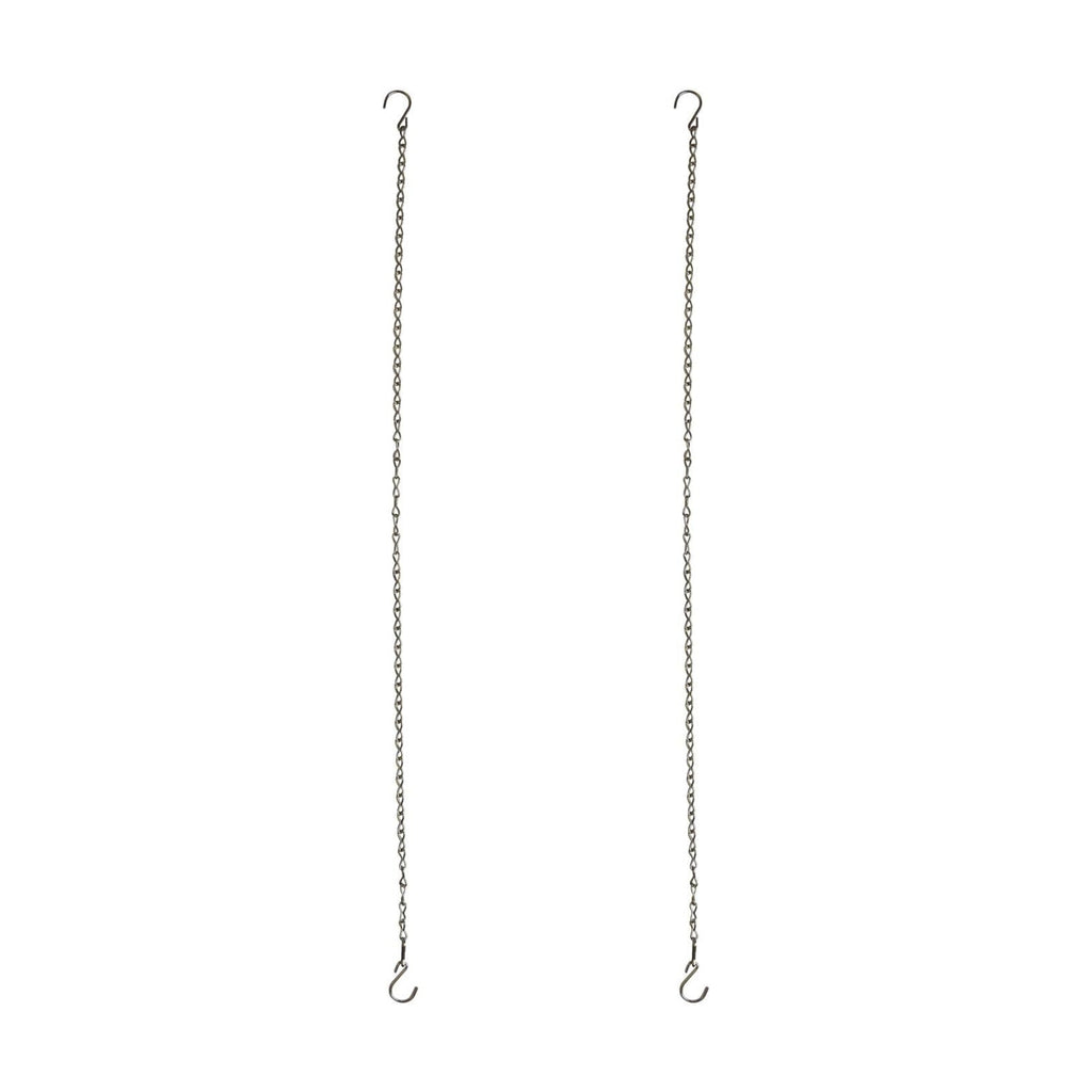 Chain for Hanging Plants,35 Inch Silver Hanging Chain(Silver, 35 Inch-2PCS)