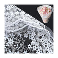 RUSPEPA 20 Sheets Flower Wrapping Paper - Lace Cellophane Plastic Packaging - Waterproof Floral Bouquet Wrapping Paper - Florist Supplies Packaging for Birthday, Wedding and DIY Crafts