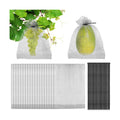 20 Pcs 8 x 12 Inch Stainless Steel Fruit Protection Bag, Wire Cover Bag | Reusable Vegetable Barrier Wire Bags, Fruit