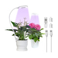 2 Packs Plant Growing Lamp, LED Pot Clip-on Plant Light for Growing | Full Spectrum Plant Light with Remote, 4/8/12H