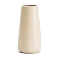 Simple Boho Ceramic Flower Vase for Home Decor (Beige,Big)