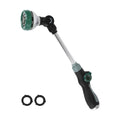 Watering Wand for Garden Hose, 17.5 Inch, 8 Spray Patterns, Garden Hose Nozzle with Thumb Flow Control, Adjustable