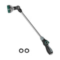 Watering Wand for Garden Hose, 24 Inch, 8 Spray Patterns, Garden Hose Nozzle with Thumb Flow Control, Adjustable Water