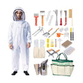 Honey Lake 31Pcs Beekeeping Supplies Starter Kit with Bee Suit – Includes Bee Smoker, Beehive Frame Holder, Frame Grip