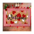 Tinideya 2 23.6 X 35.4 Inches Valentine Heart Red White