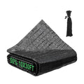 Bigmeta Cuttable Shade Cloth for Garden | 10x30FT 50% UV-Resistant Mesh Tarp with Rope, Black Sun Cover Net for Patio