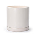 D'vine Dev 12 Inch Ceramic Planter Pot, Oatmeal, 94-O-F-8