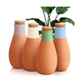 4PCS Terracotta Watering Spikes, Ollas Self Watering Globes | Slow Release Self Watering Planter Insert, Plant Watering