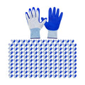 WHEATHUSK 144 Pairs Gardening Work Gloves Bulk for Men Women, Breathable Rubber Coated Garden Gloves for Construction