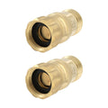 Heavy Duty 25 psi Water Pressure Regulator 3/4 inch Hose Thread Drip Irrigation System Pressure Reducer, Lead-Free
