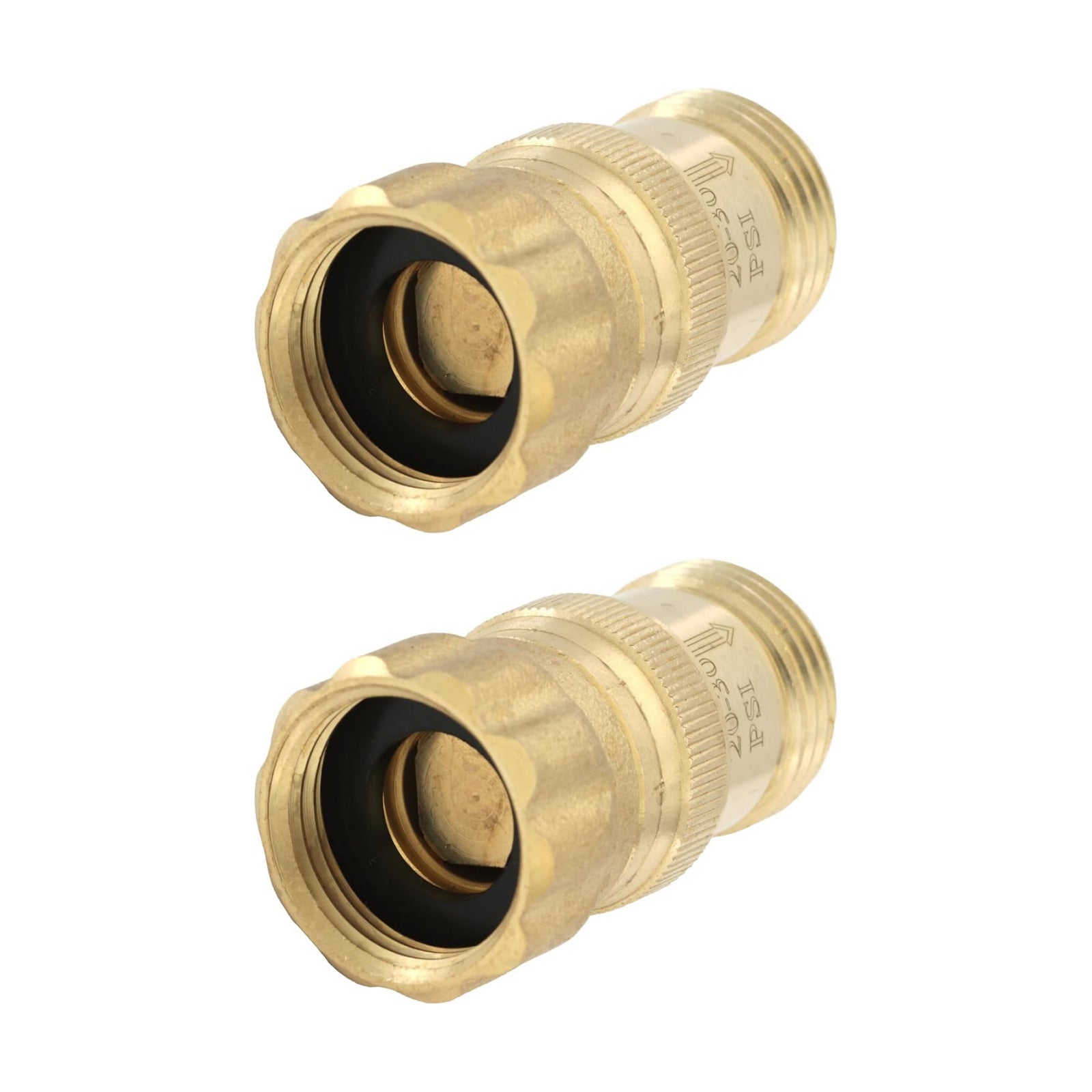 Heavy Duty 25 psi Water Pressure Regulator 3/4 inch Hose Thread Drip Irrigation System Pressure Reducer, Lead-Free