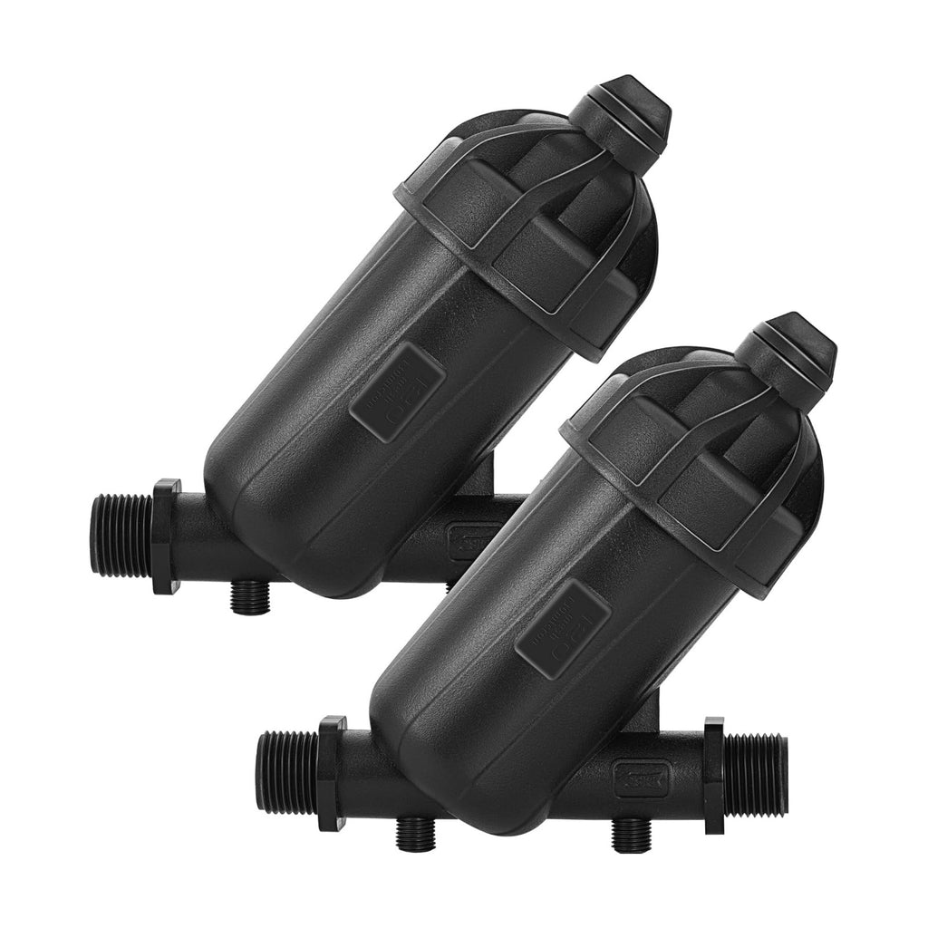 2 PCS US Standard 3/4 Drip Irrigation Y Filter (120 Mesh Screen) | USA Garden Hose 3/4 GHT Male Thread Irrigation