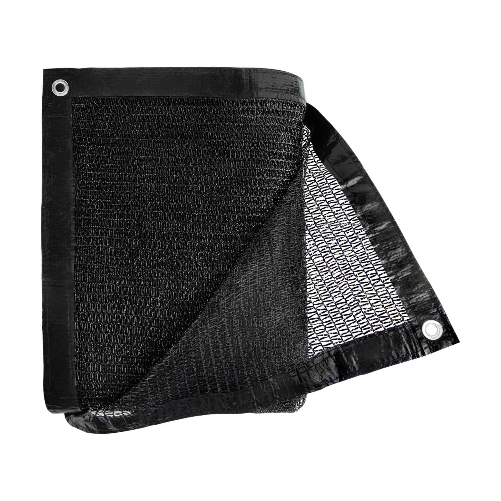 Cliselda 6x50ft Black Shade Cloth w/Grommets for Garden Mesh Tarp Sun Shade | 30% UV Resistant,Durable Netting Sunblock