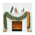 Waydress 2 Pcs 9 ft Christmas Artificial Cedar Garland Realistic