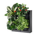 Wall Mounted Planter, Vertical Garden with 4 Grow Pots | Ready-to-use wall planter with 4 pots for herbs, succulents