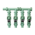 Orbit 57257 4-Valve Preassembled Sprinkler Manifold – Easy Install, Smart Controller Compatible, Works with PVC & Poly