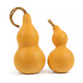 DECHOUS 2Pcs Natural Gourd Decor Chinese Wu Lou Sculpture Feng Shui Decor for Home Desktop Decoration DIY Crafts, Gourd Height About 9-14cm