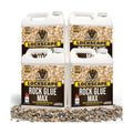 PetraMax Rock Glue for Landscaping, Pet-Safe & Non-Toxic, (1 Gal x 4) | Sticky Clear Gravel Binder & Decomposed Granite