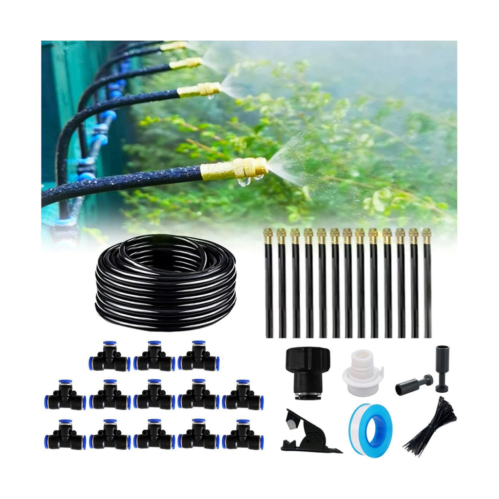 New drip Irrigation kit, Automatic Garden Watering System, Quick Connector and 360-degree Bending Dropper atomizing