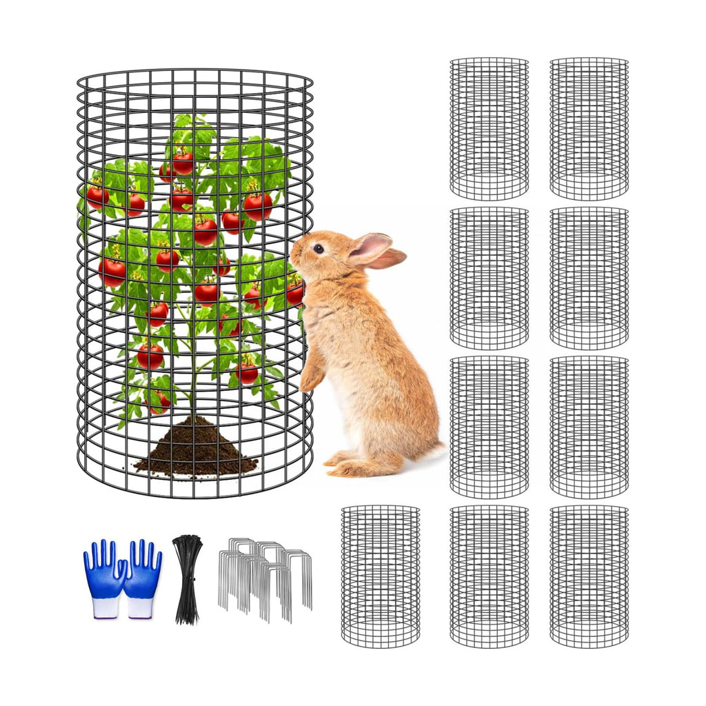 10 Pcs 11.8"x 11.8"/11.8"x 19.6" Available Chicken Wire Cloches for Plants, Plant Protector from Animal, Garden Covers