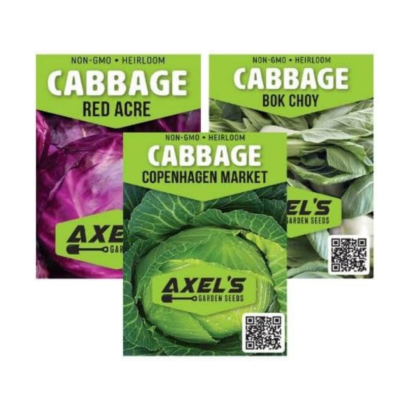 Cabbage Seeds for Planting - Plant & Grow Heirloom Cabbage Varieties Home Outdoor Garden – Easy Grow Planting Packet