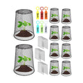 10 Pcs 6.8"×7.4" (Multiple Sizes/Quantities Available) Seedling Plant Protectors from Animals, Chicken Wire Plant Cage