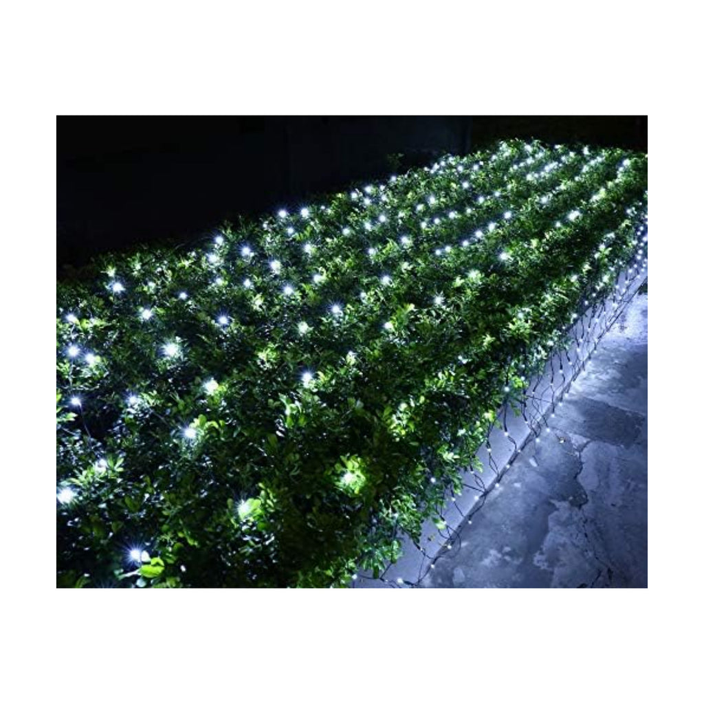 Joomer Christmas Net Lights - 11FT x 4.5FT 300LED Plugin Mesh Light-White