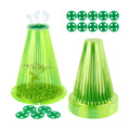 UQM 20 Pack Garden Cloches for Plants with Rotary Vent Cover Reusable