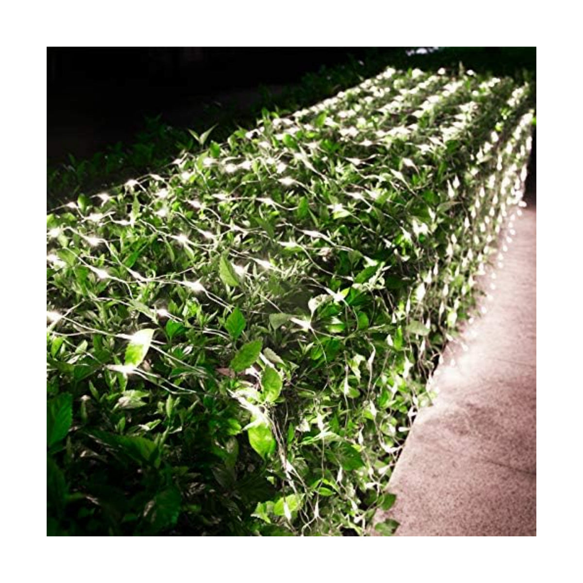 Joomer Christmas Net Lights - 11FT x 4.5FT 300LED Plug-in Mesh Light-White