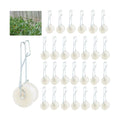 40 Pack Tomato Roller Hooks with 49.2FT String, Greenhouse Trellising Kit for Tomato,Plant, Greenhouse,Flower Vine