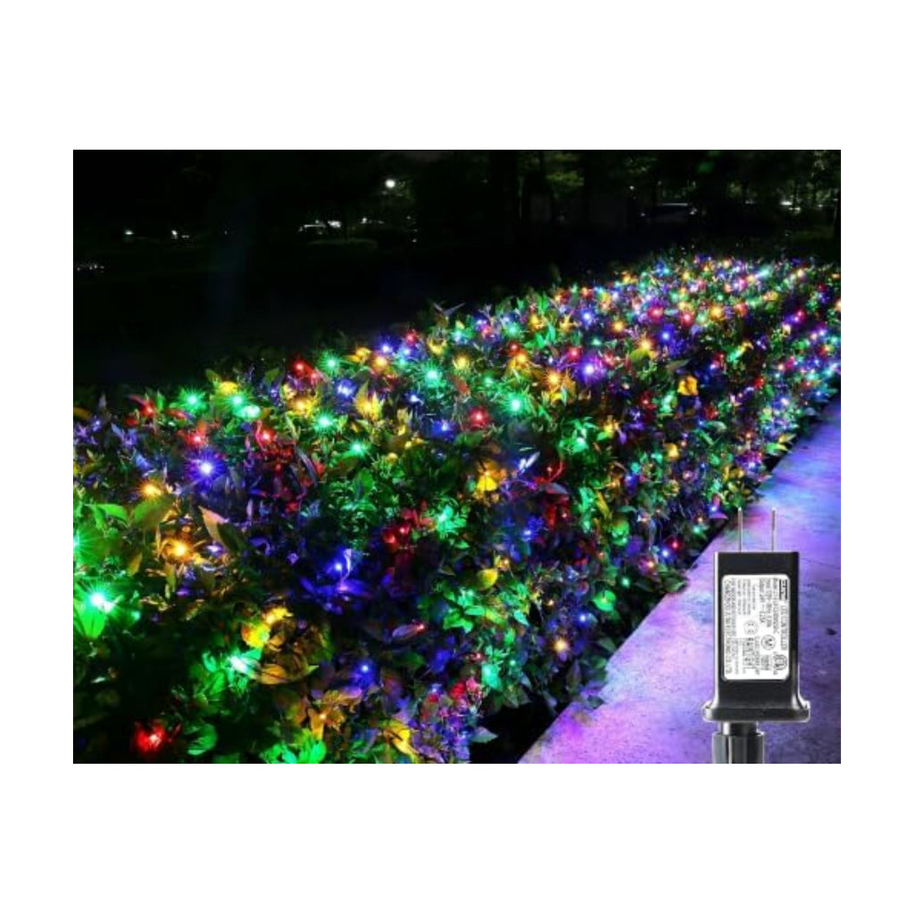 iBaycon 4FT x 6FT Christmas Net Lights Outdoor Mesh Light, Multicolor
