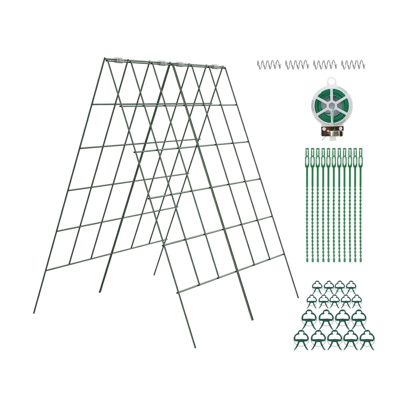 Amoskey Cucumber Trellis, Garden Trellis for Climbing Plants Outdoor, Foldable A-Frame Trellis, Cucumber Trellis for