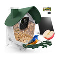 Smart Bird Feeder with Camera Solar Powered 2K HD Live Video with 32GB Card