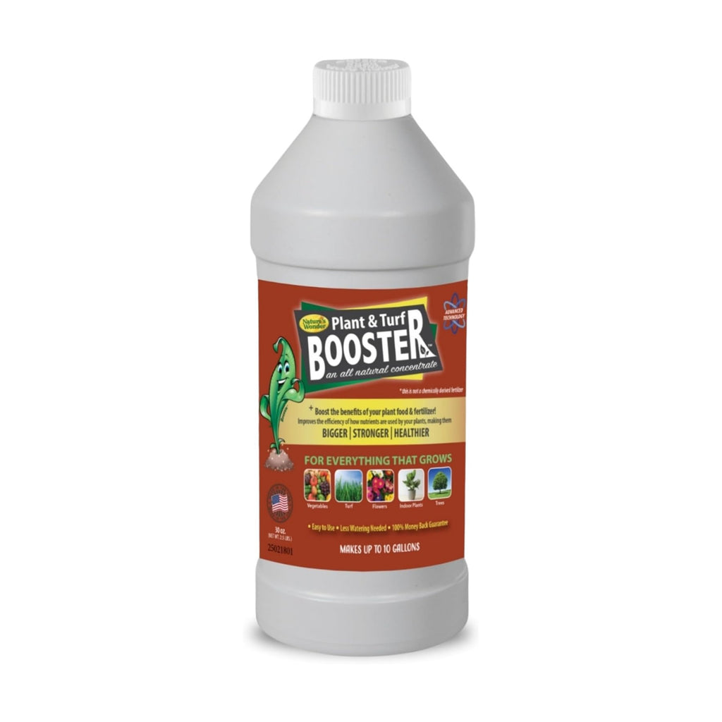 Nature's Wonder Plant & Turf Booster, 30 oz | Organic Soil Conditioner & Root Booster for Plants - Concentrated Liquid