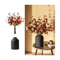 BLOSMON Faux Flowers Table Centerpiece for Dining Room, Fall Flower in Vase