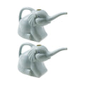 Veemoon 2pcs Small Elephant Watering can, 2L Animal Watering can Plastic Gardening Kettle Cute Garden Plants Kettle for