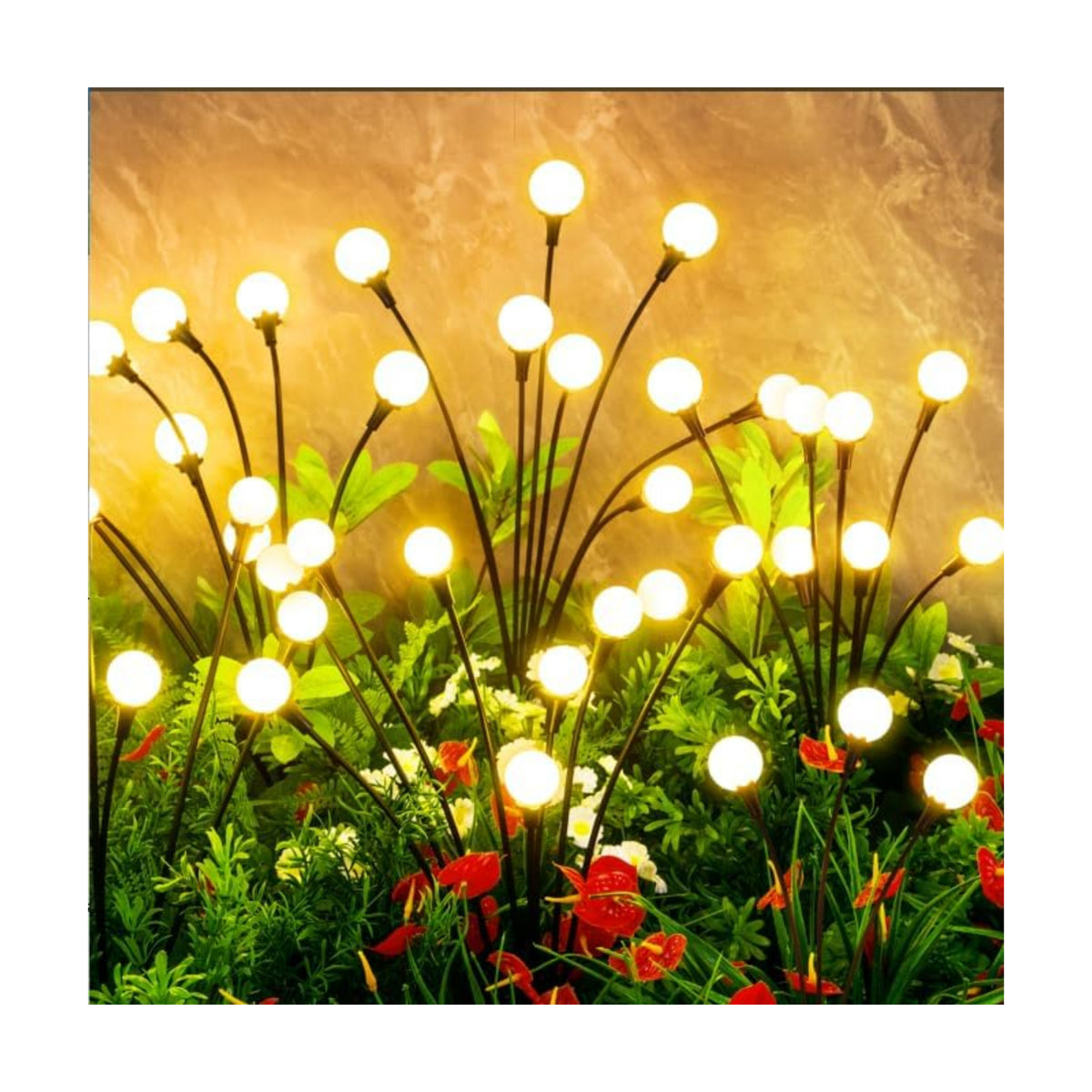 vignuto Solar Lights Outdoor Waterproof, 8 Packs 64LED, Solar Garden Lights, Garden Decor, Patio Decor, Unique Gifts for Women, Gifts for Grandma