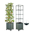 Tomato Planter Pot Tomato Box Raised Garden Bed 56.5" Tall Self-Watering and Water Indicator Planter for Tomato Outdoor