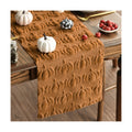 Artoid Mode Caramel Soft Faux Fur Pumpkins Fall Table Runner 13x72 Inch