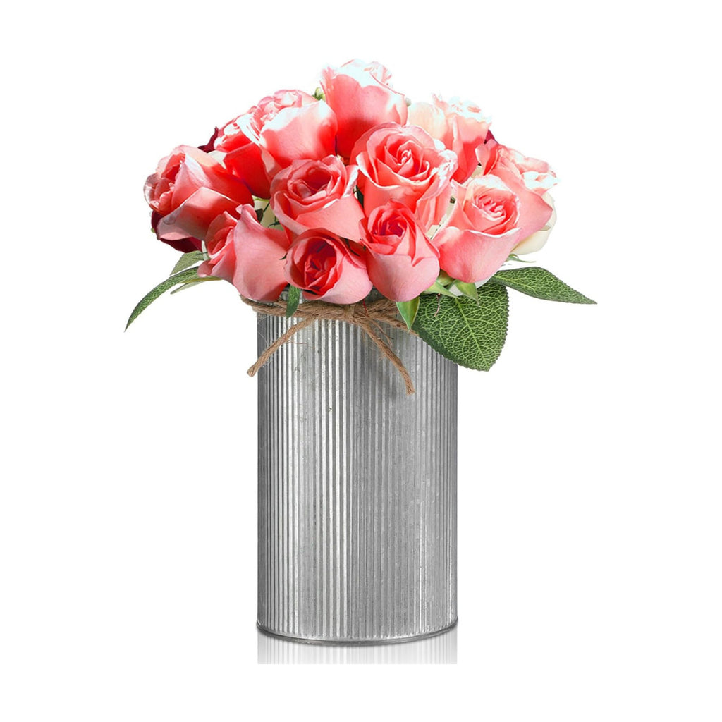 5.91 Inch Rustic Vase Wedding Table Centerpieces,Iron Color,1 Pcs