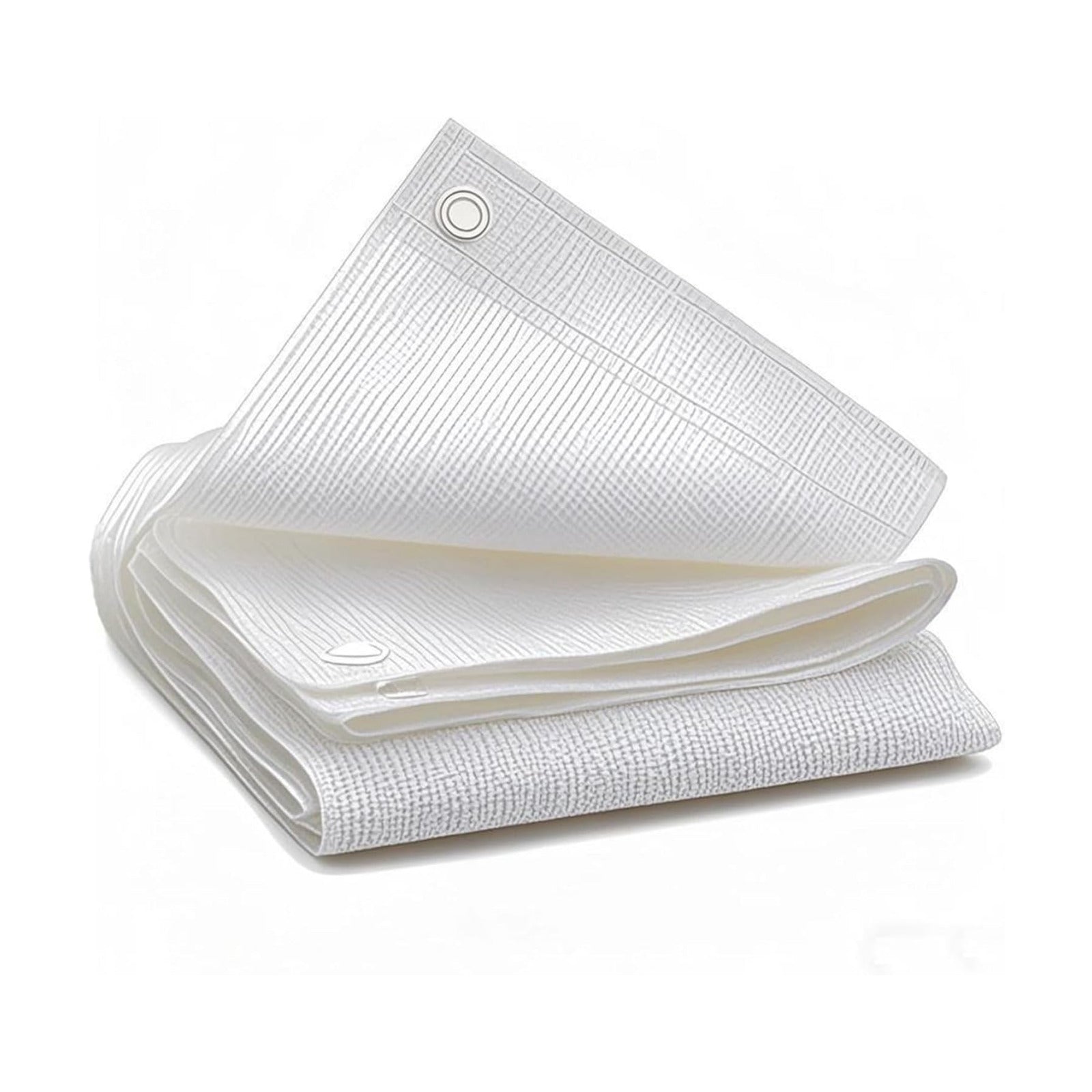 90% White Shade Cloth, 6.6 x 10 FT Sun Shade Sails for Patio, Garden, Greenhouse, Plant, Chicken Coop, Dog Kennel