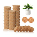 36 Pcs Invisible Pot Feet, 1.6 * 1.8 Inch Plant Pot feet Risers with Non Slip Surface,Sturdy Cork Plant Pot Feet Solid Corkwood Planter Pot Lifter for Indoor Outdoor Plants Pots