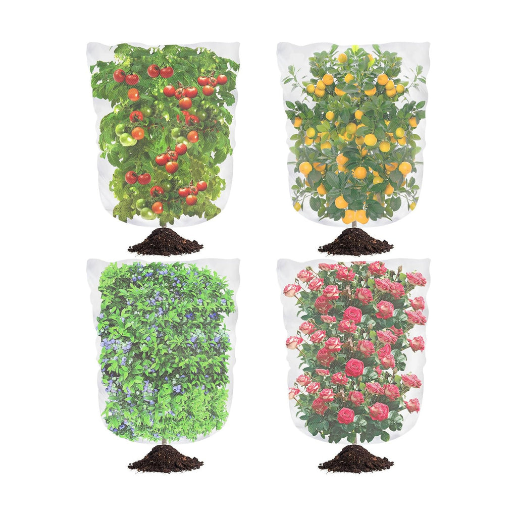 4Ft x 6Ft Blueberry Bush Netting Cover,Bird Netting for Blueberry Bushes | 4 Pack Garden Netting Insect Pest Barrier