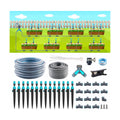 98ft Drip Irrigation Kit, Upgraded Quick-Connect System with Adjustable Nozzles & Durable Hoses, Complete Garden