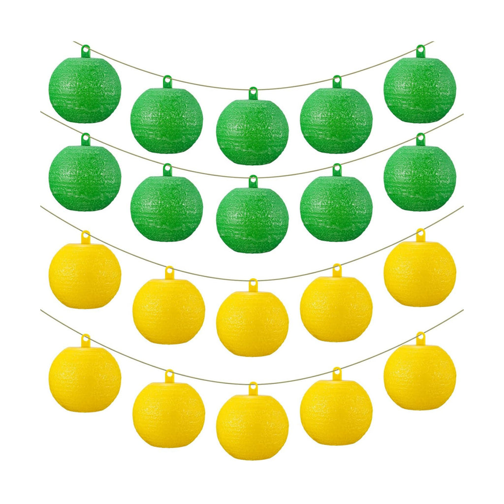 Qualirey 20 Pcs Sticky Fruit Fly Trap Ball Adhesive Fly Catching Ball Sticky Glue Fly Gnat Wasp Hornet Mosquito Bugs