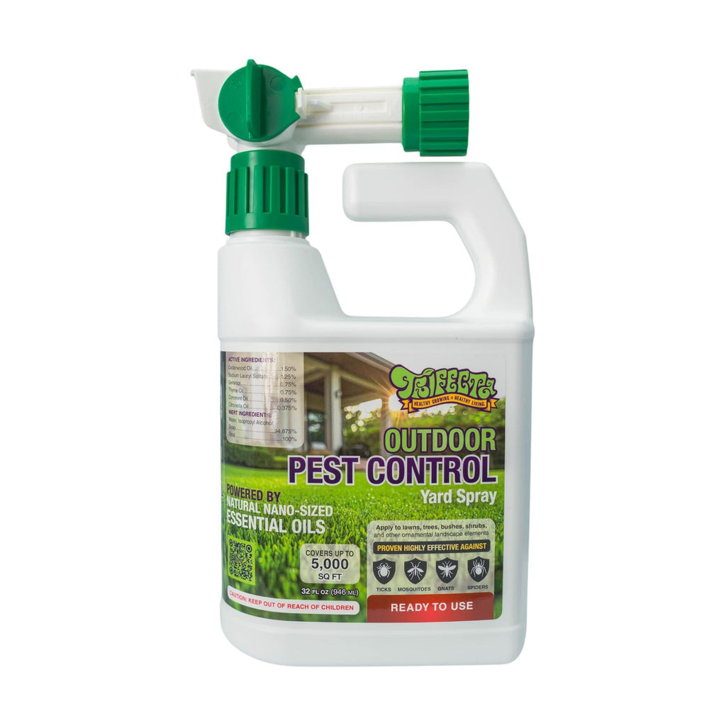 Trifecta Ready-to-Use Outdoor Pest Control Spray | 32 oz | Essential-Oil Yard Spray For Mosquitoes, Ants, Fleas, Ticks
